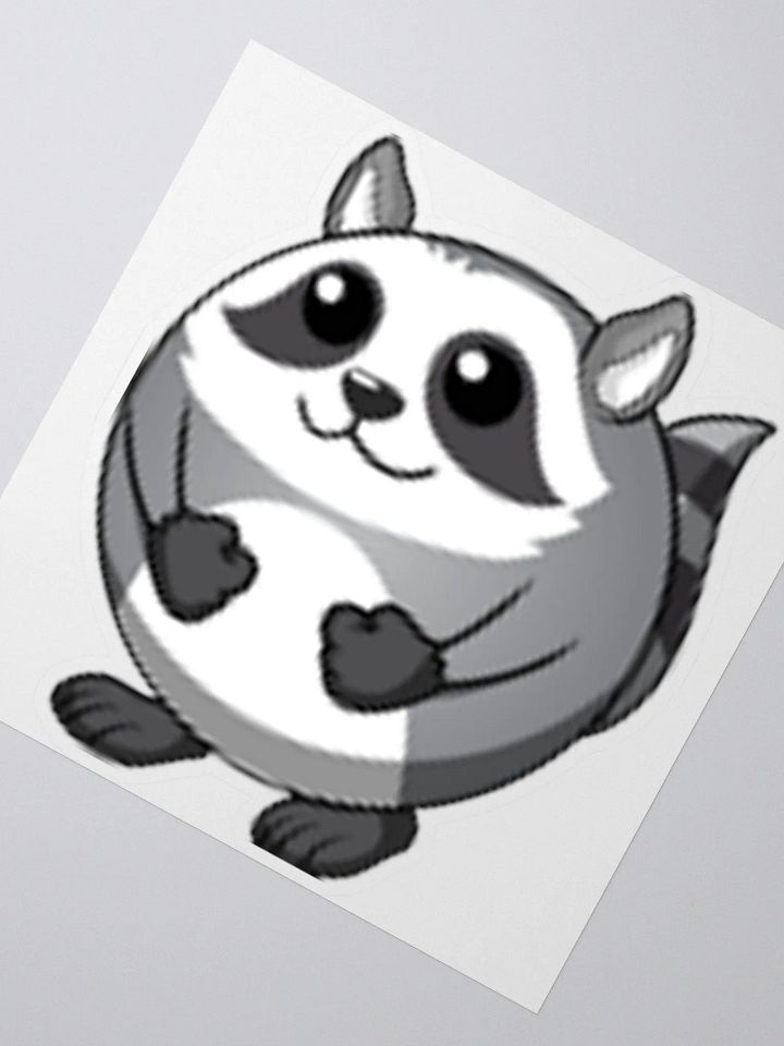 Raccoon Sticker product image (2)