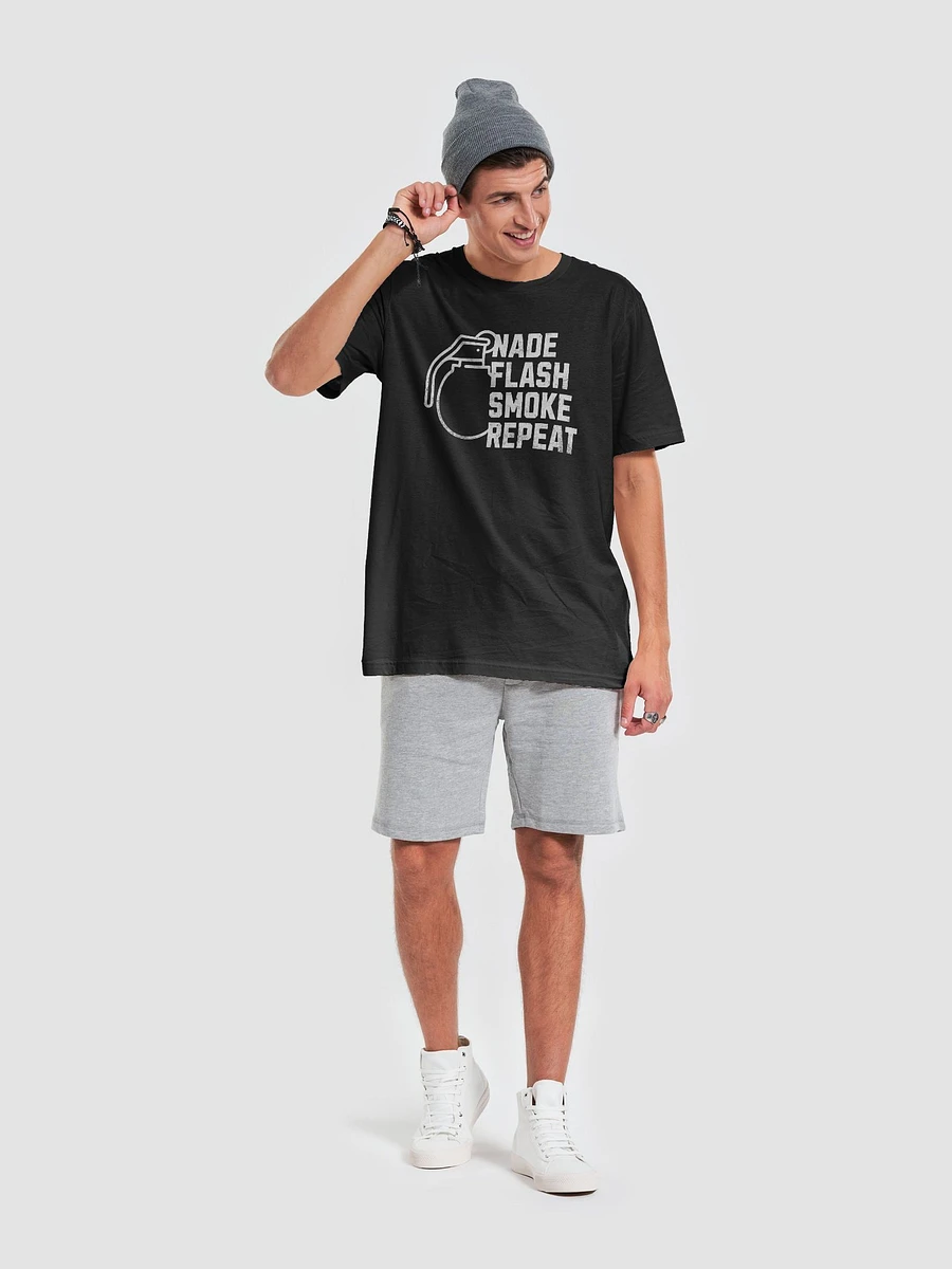 Nade Flash Smoke Repeat Grenade Utility Meme T-Shirt product image (26)