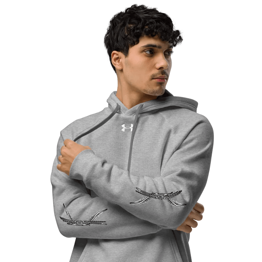 Unisex Hoodie - Black HApex Gear White Logo product image (9)