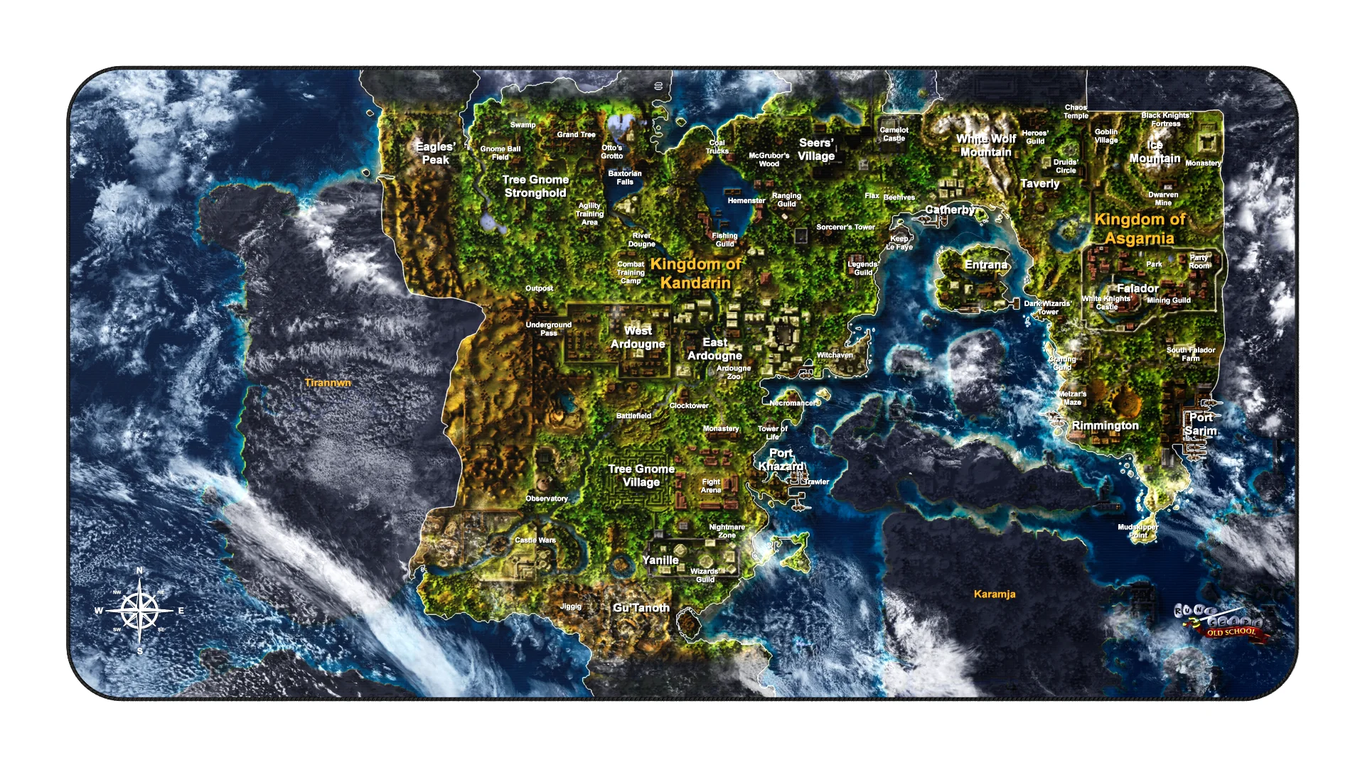 OSRS Kandarin & Asgarnia Desk Mat product image (6)