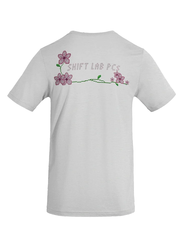Pixel Blossom Triblend T-Shirt product image (2)