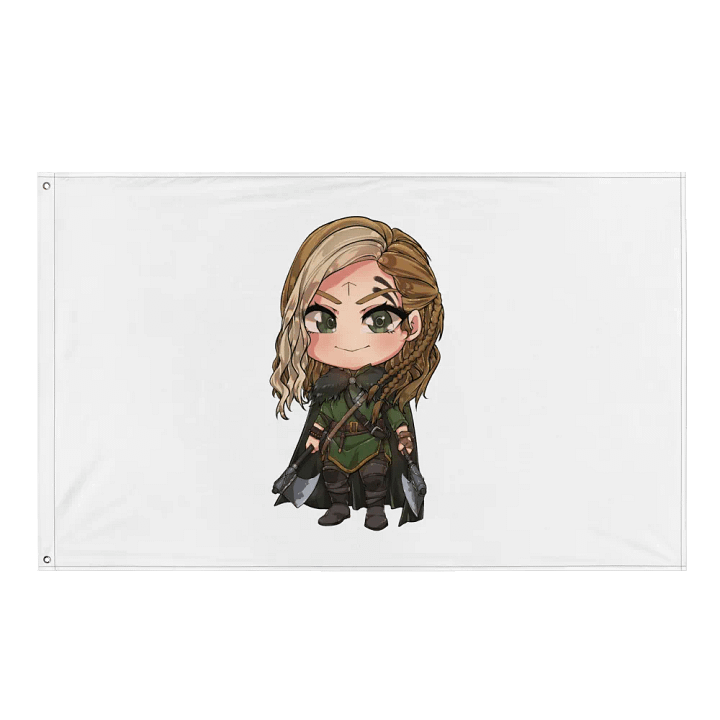 Queen Alpha Jen Character Flag product image (1)