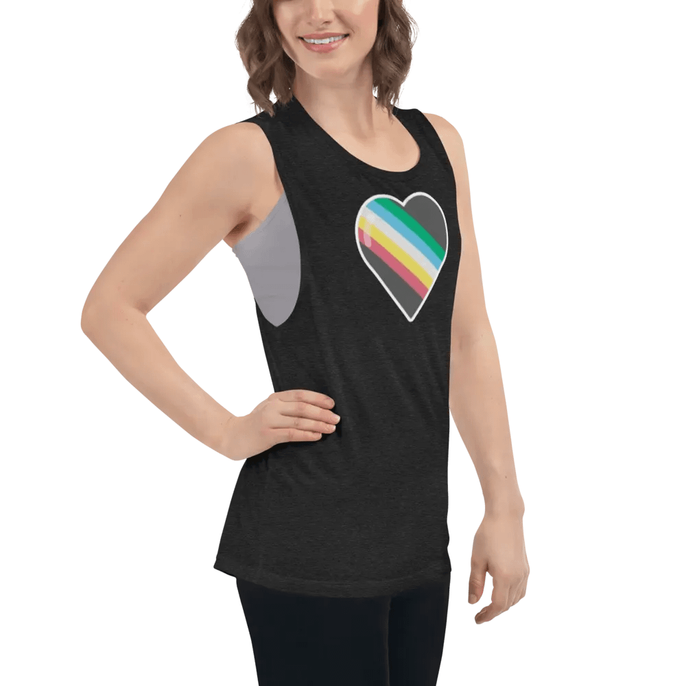 Disability Pride Fitted Muscle Tank product image (22)