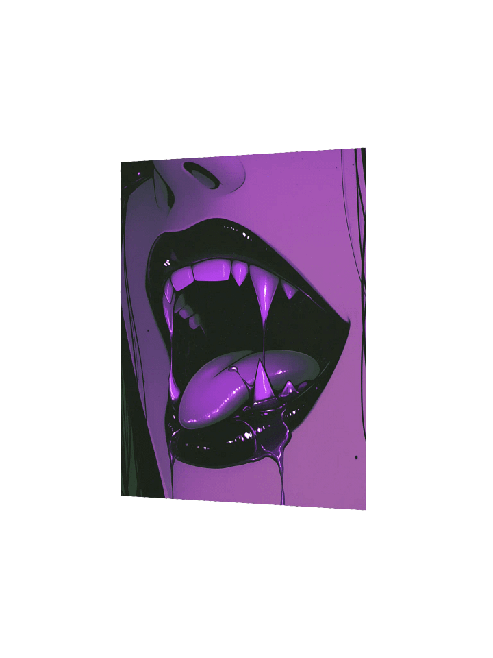 Pink Fangs Matte Poster product image (8)