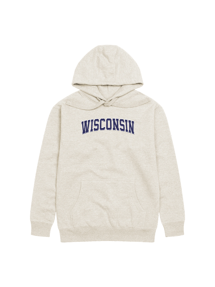Wisconsin Vintage Stylish Embroidery Unisex Premium Hoodie product image (1)