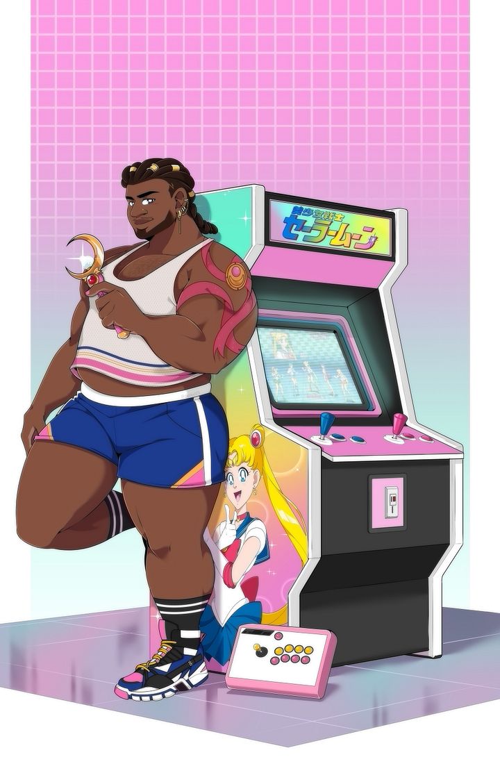 Arcade Boy Sailor Moon 11 x 17 product image (1)