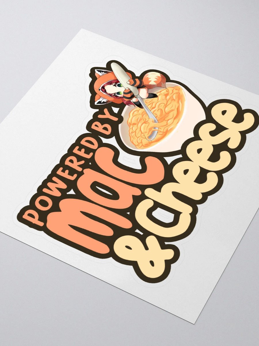 Powered by Mac & Cheese Sticker product image (3)