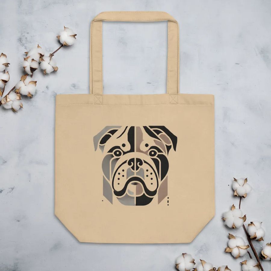 Bulldog Chic Tote Bag product image (4)