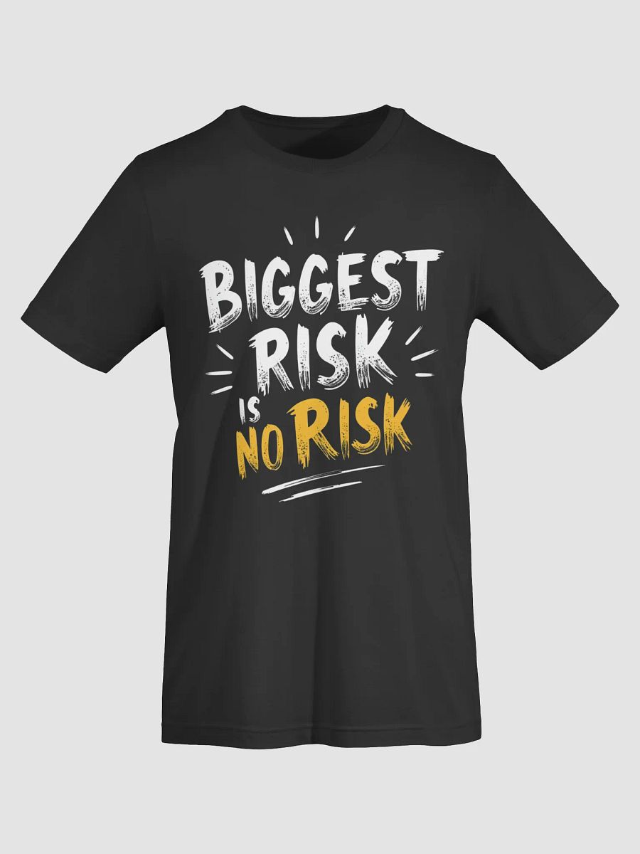 Biggest Risk Is No Risk – Inspirational Mark Zuckerberg Quote T-Shirt That Will Ignite Your Ambition and Transform Your Life! product image (5)
