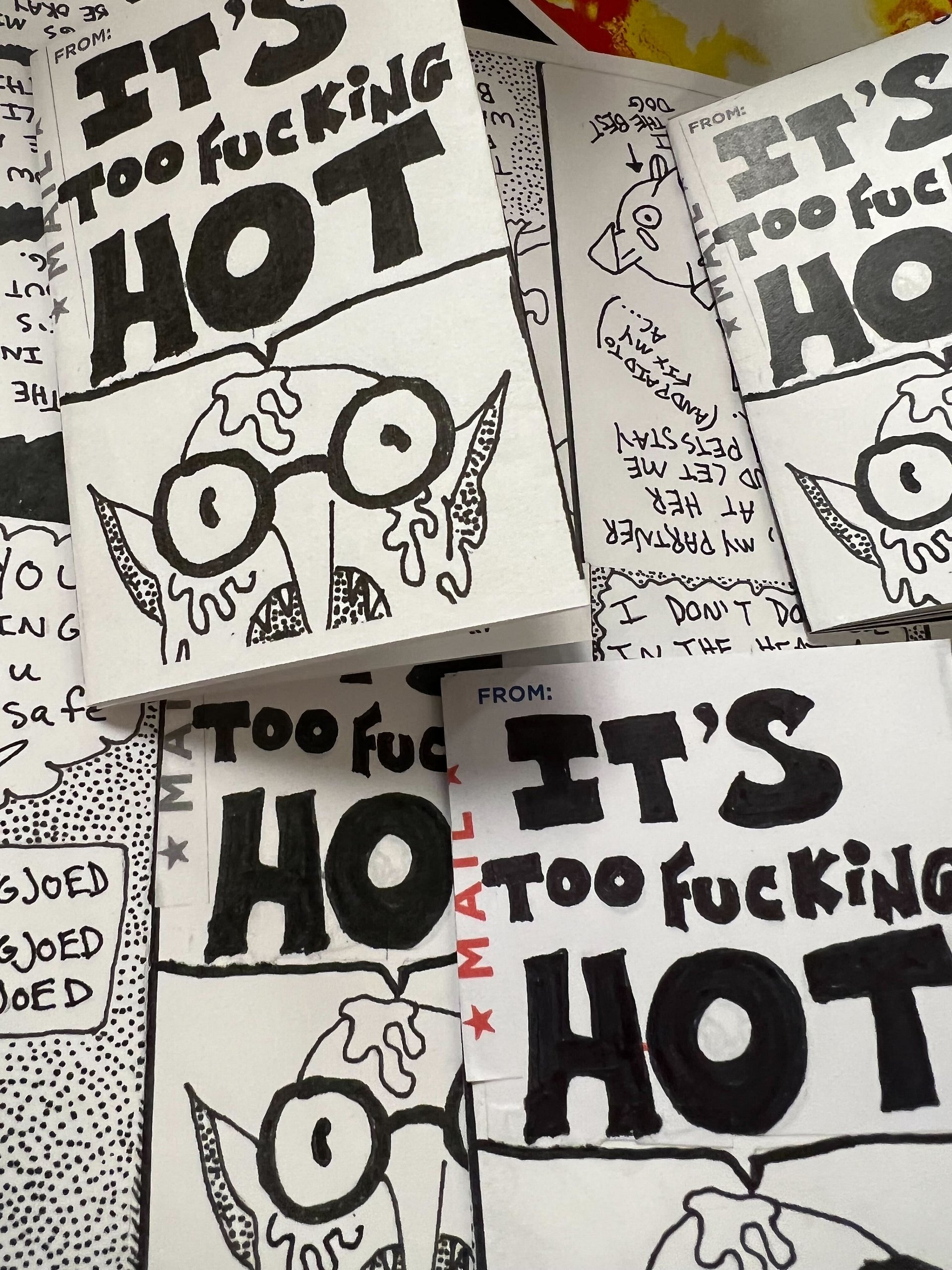 It's Too F*cking Hot Mini-Zine (1st Print Run) product image (2)