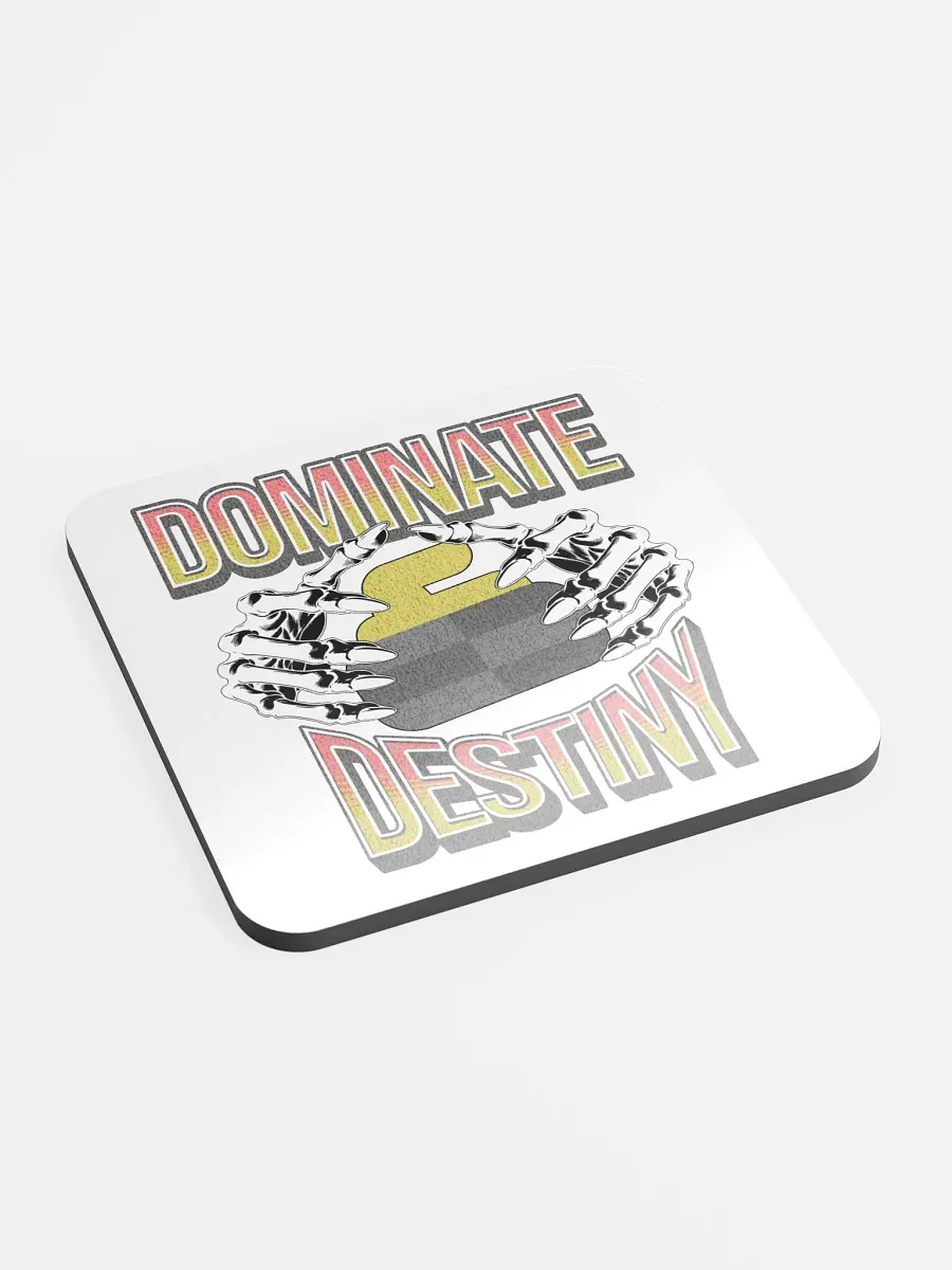 Dominate Destiny Curling Cork Coaster product image (3)