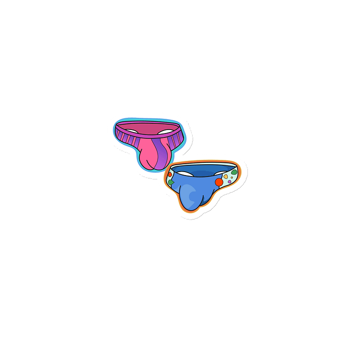Funny Speedo Emotes Die-Cut Magnets product image (1)