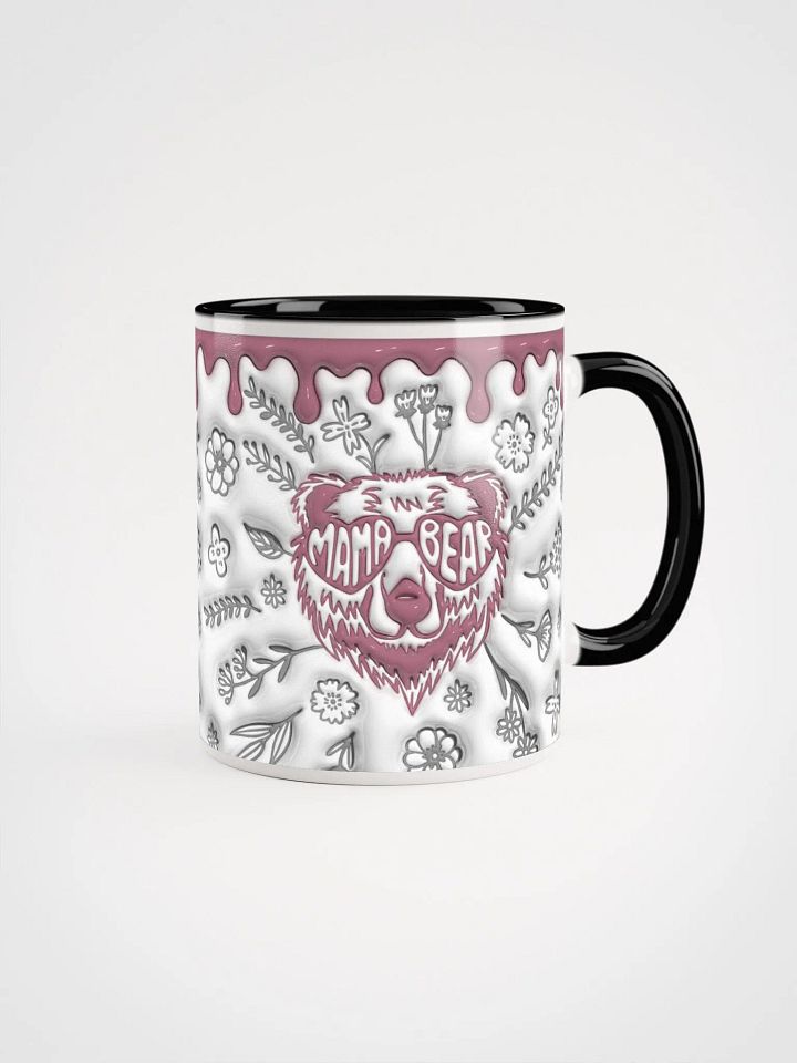 Cool mama bear 3D mug, sunglasses mom, gift for mother accent mug product image (2)