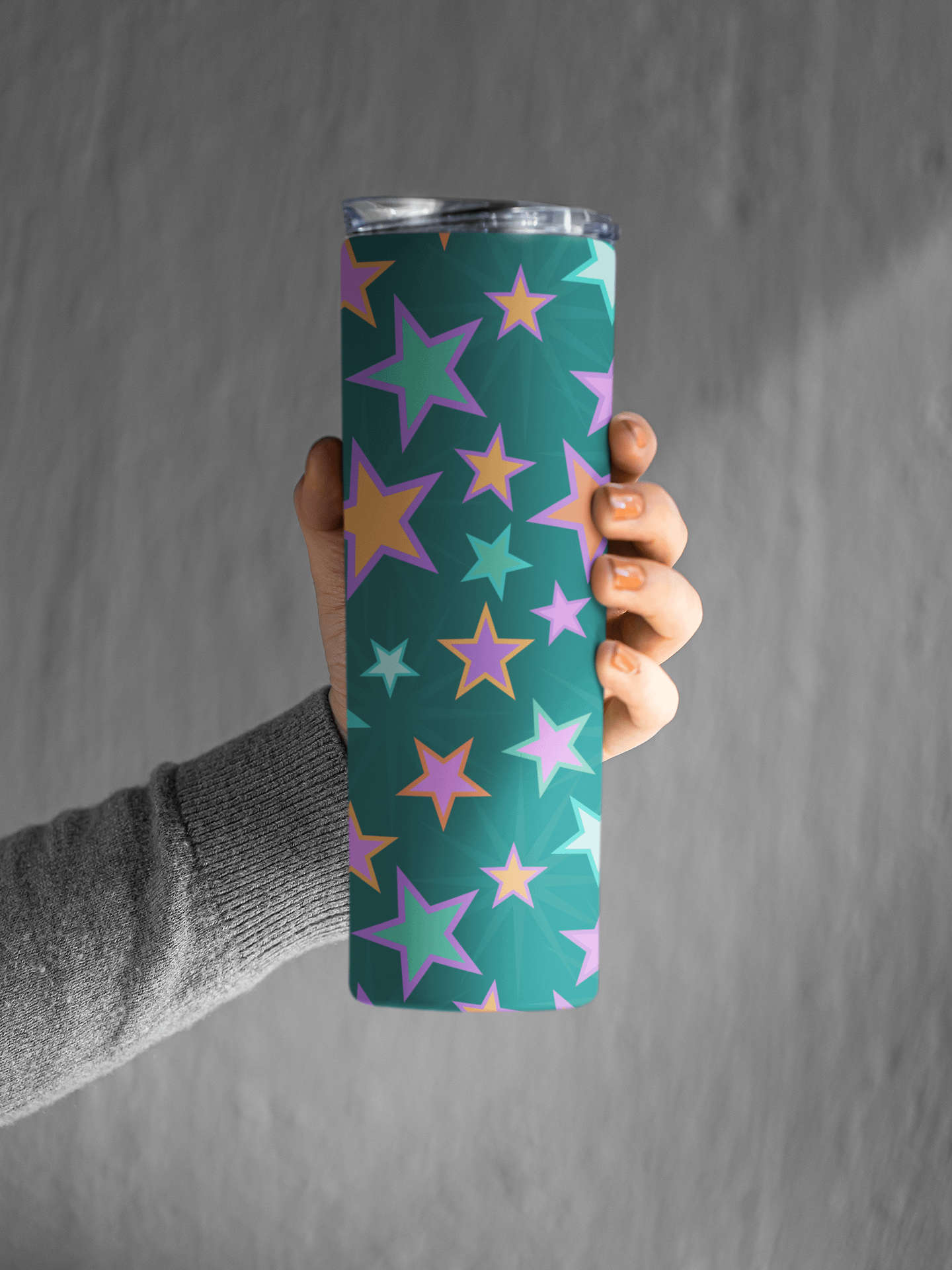 Party Time! Stars 20 oz Tumbler with Straw product image (1)