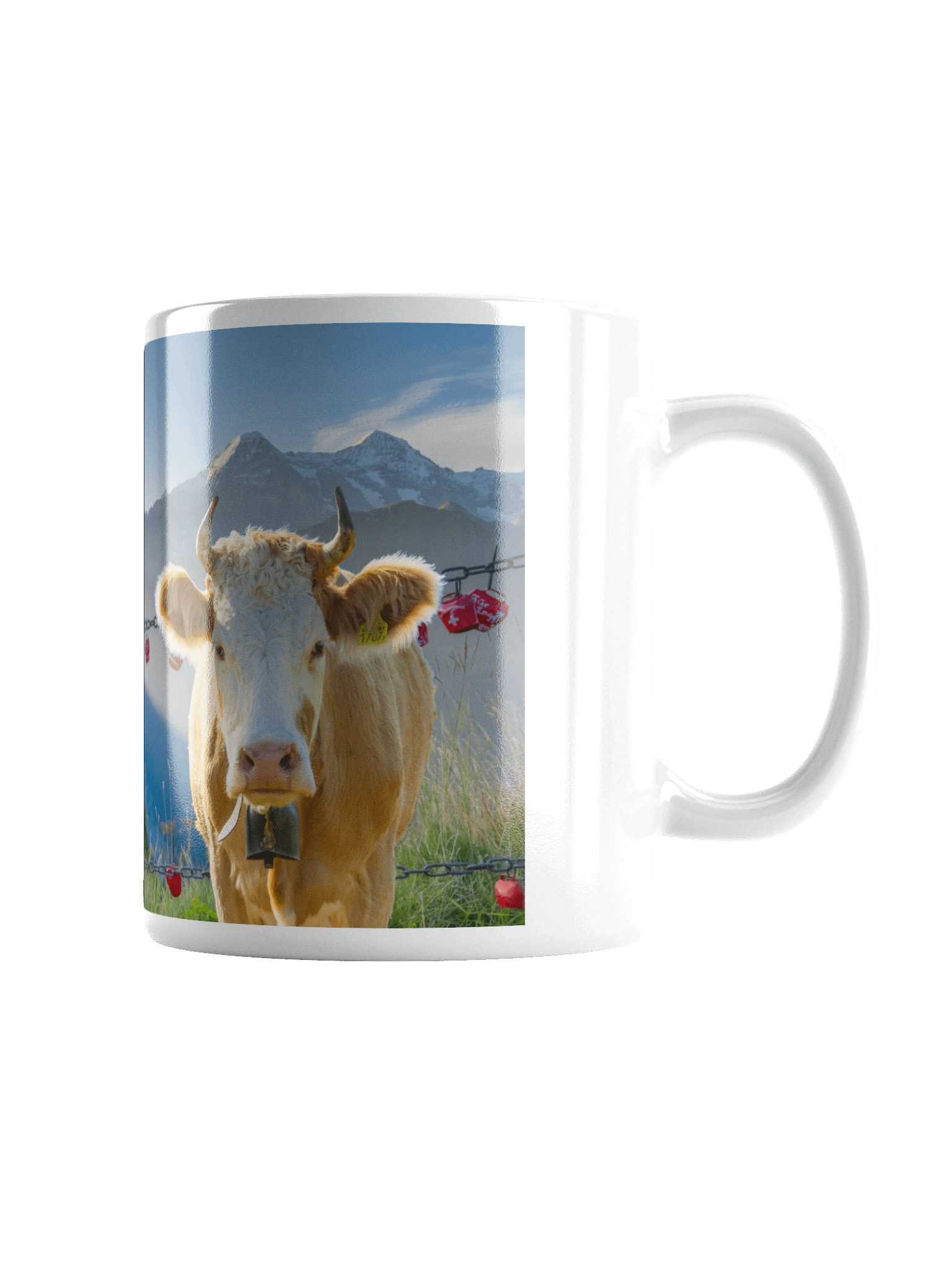 Cow with cowbell hearts Schynige Platte product image (5)