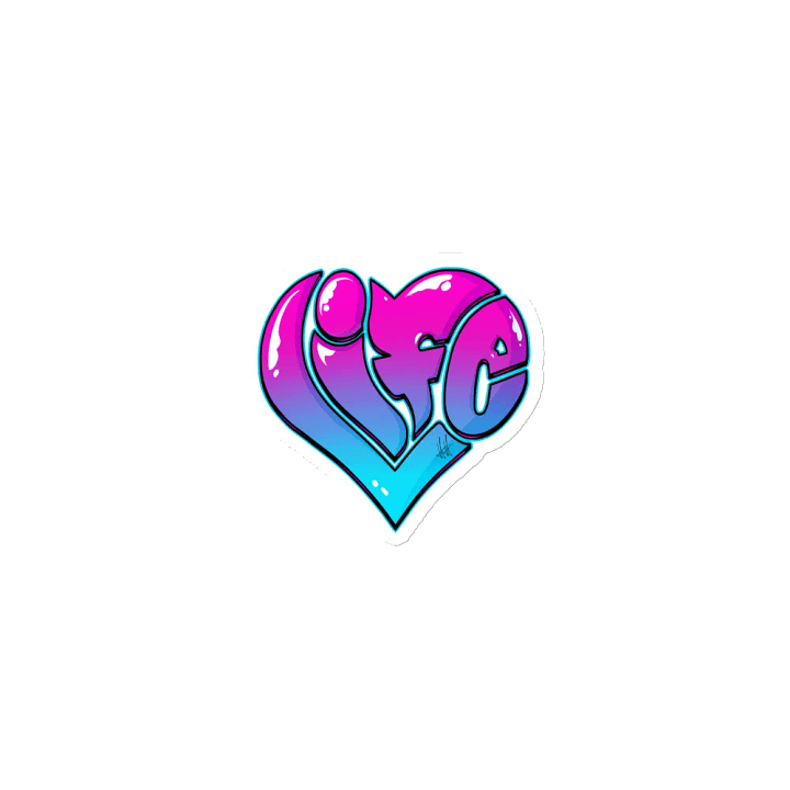 Love Life Klassik Stikker product image (1)