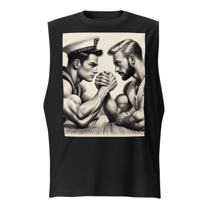 Up Close and Personal: Sailors – Tom of Finland Tribute Gay Pride Graphic Design Muscle Vest Tank Top product image (1)