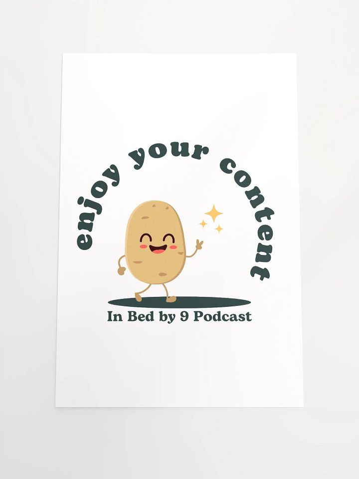 Enjoy Your Content Poster product image (3)