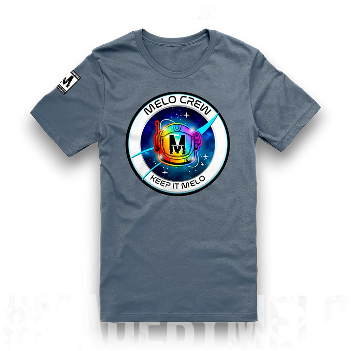 #MeloCrew Badge - Premium T-Shirt | #MadeByMELO product image (1)