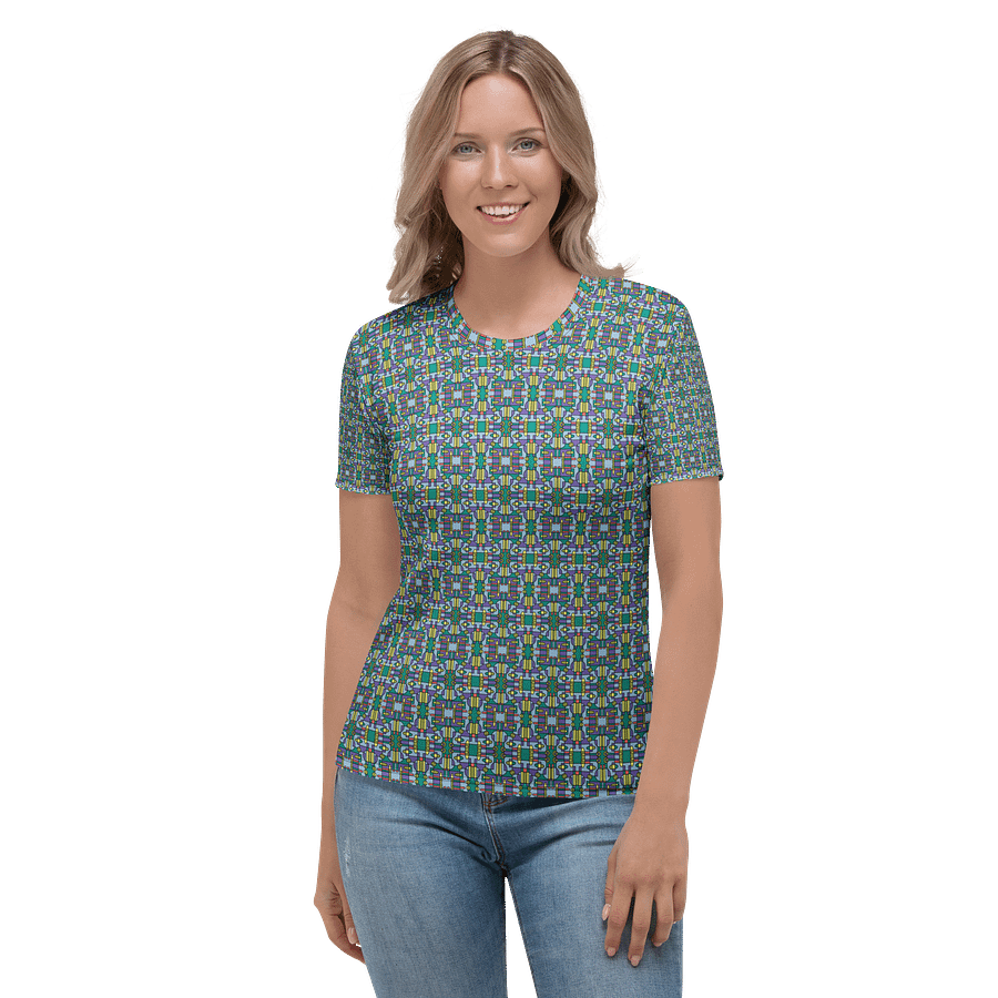 Whimsical Circus Tent - All-Over Print Women's Crew Neck T-Shirt product image (1)