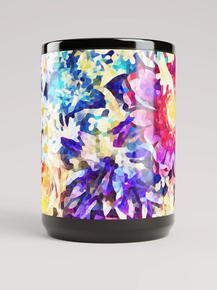 Abstract Graphic | Black Coffee Mug | Assorted Bouquet Floral product image (2)