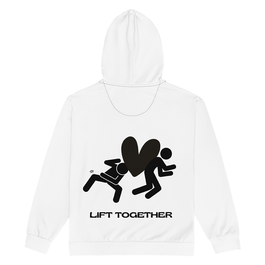 Lift Together Recycled Unisex Zip Hoodie product image (2)