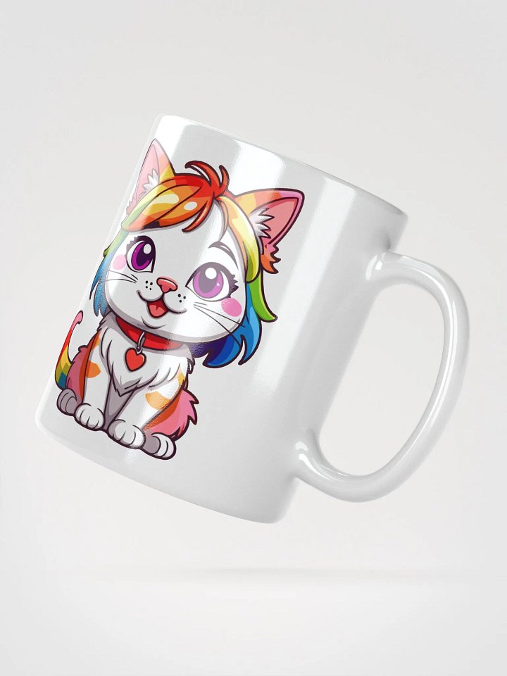 Cute Rainbow Color Cat 2 , Mug product image (4)