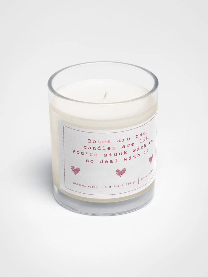 Roses Are Red Candle product image (2)