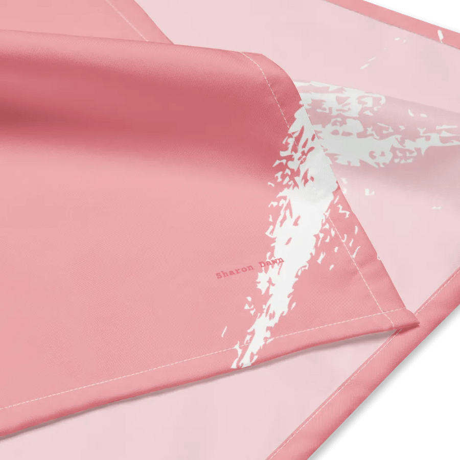 Pink Brushstroke All-Over Bandana product image (3)