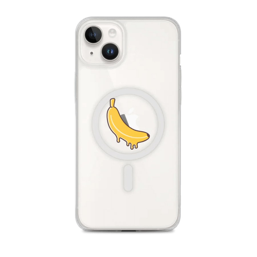 Melting Banana MagSafe® Clear iPhone® Case product image (1)