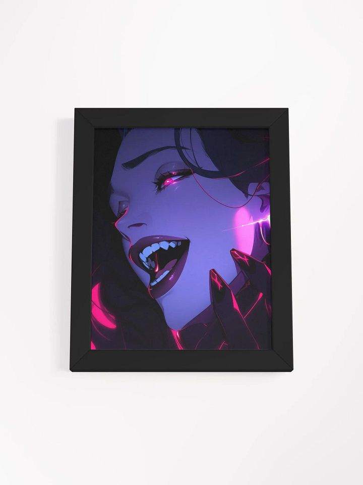 Framed Neon Nocturnal Vamp Poster product image (6)