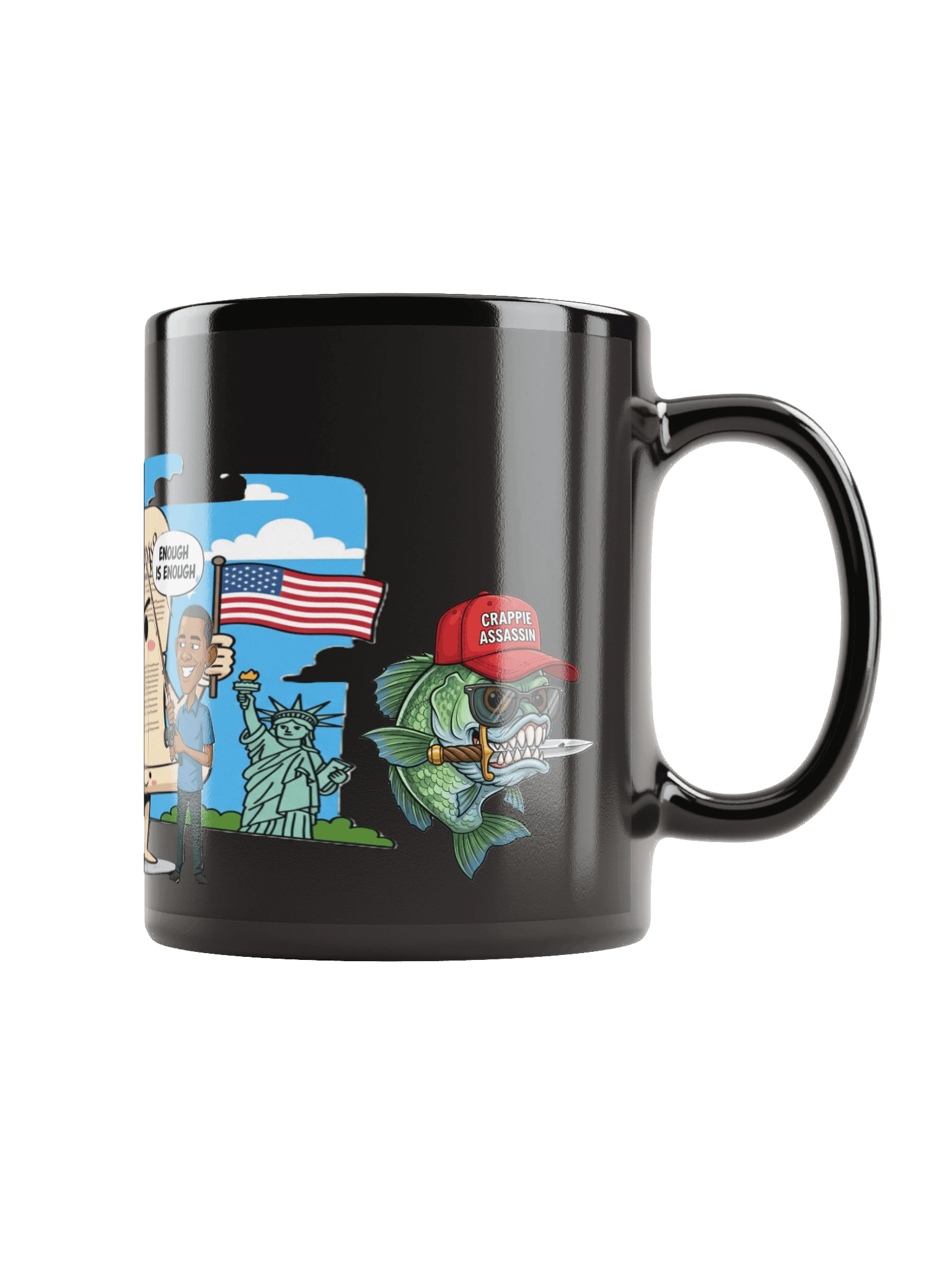 Patriotic Political Fishing Mug product image (2)