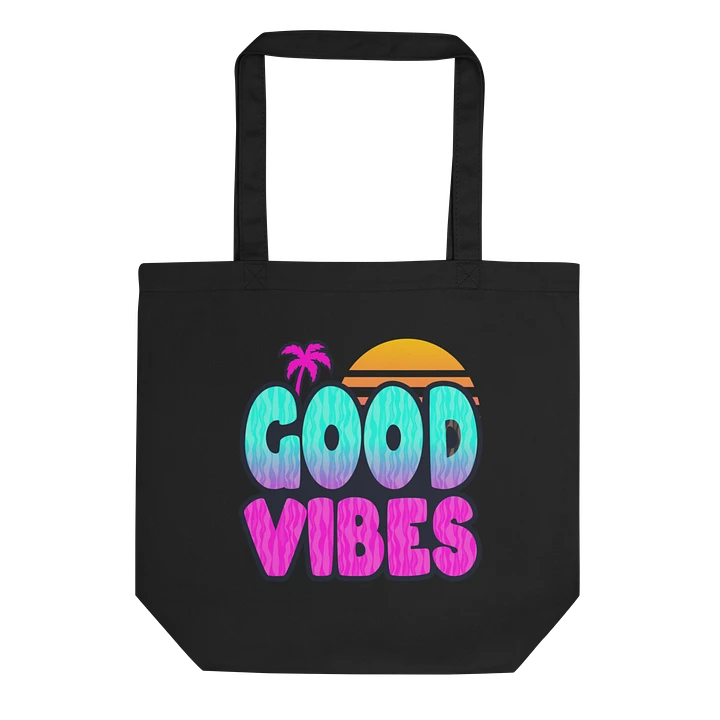 GOOD VIBES Eco-Friendly Tote Bag product image (2)