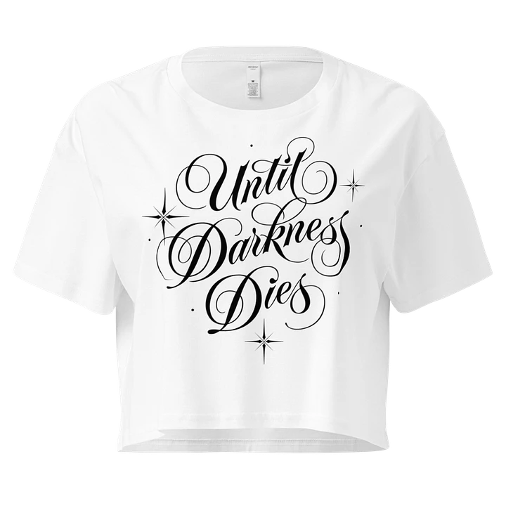 Until Darkness Dies (simple design) Women's Premium Crop Top product image (109)