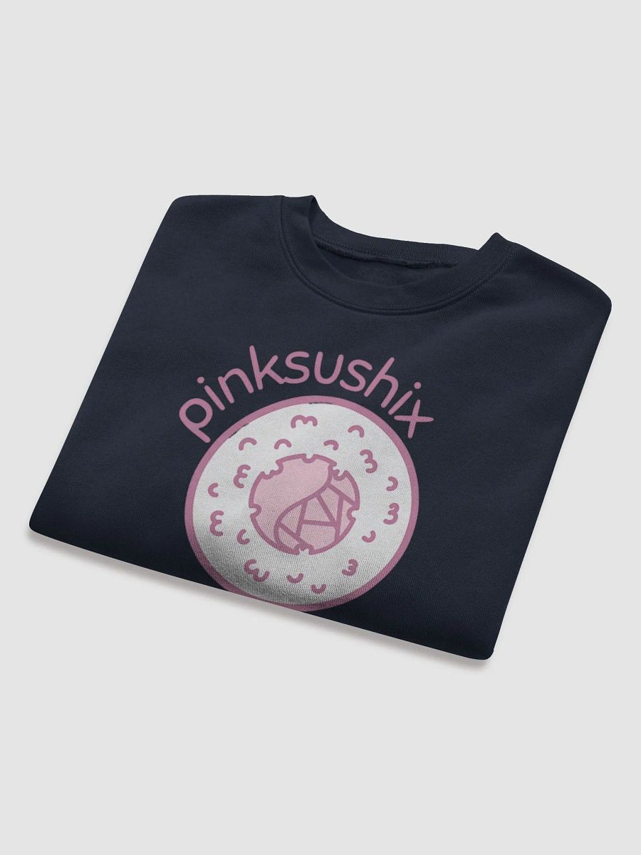 Women's Fleece Cropped PinkSushix Logo Sweatshirt product image (14)