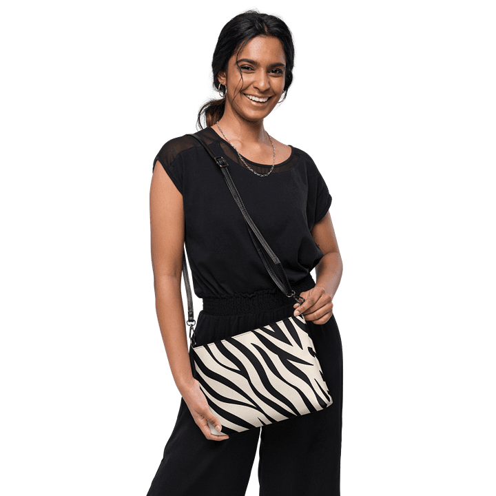 Zebra Wave All-Over Crossbody product image (1)