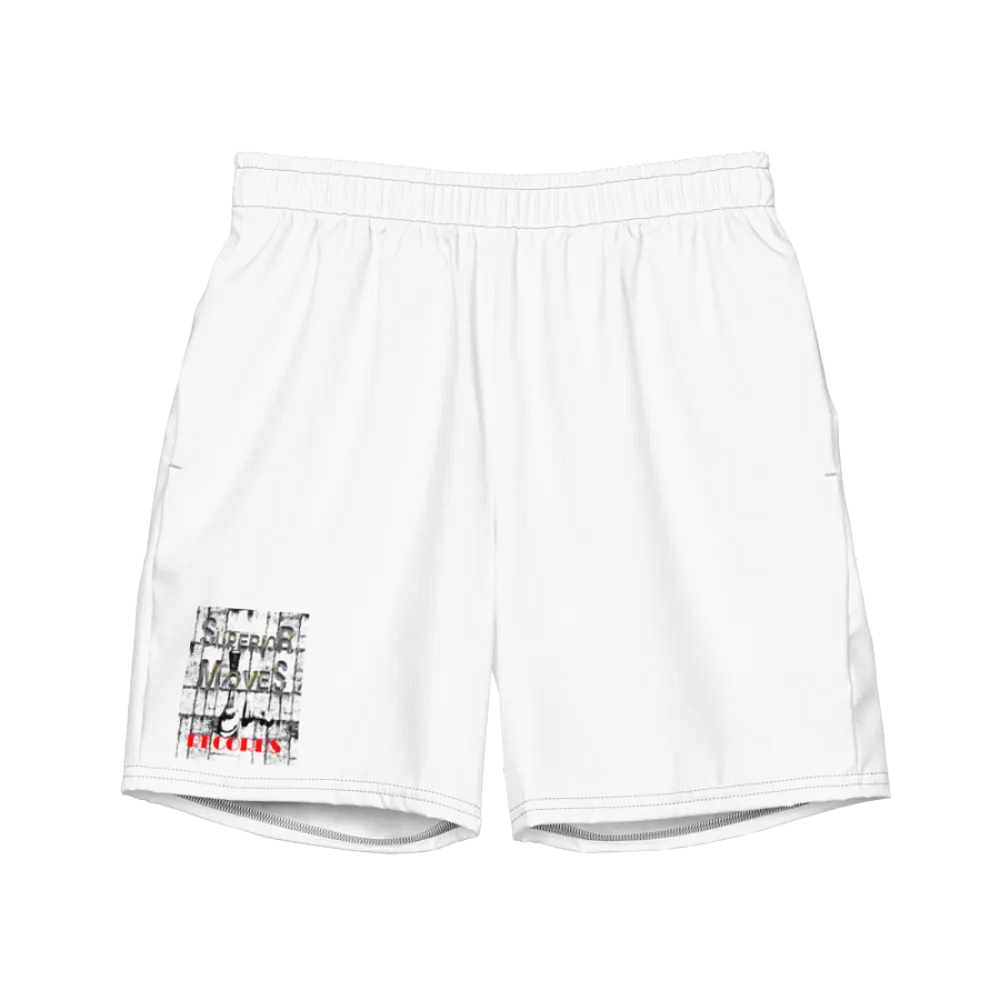 Superior Moves Records Swim Shorts White product image (2)