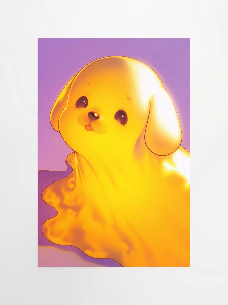 Yellow Ghost Dog Poster product image (4)