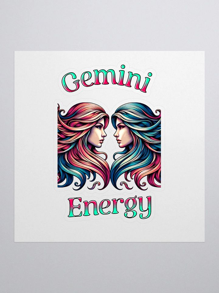 Zodiac Sign Gemini Energy Sticker product image (1)