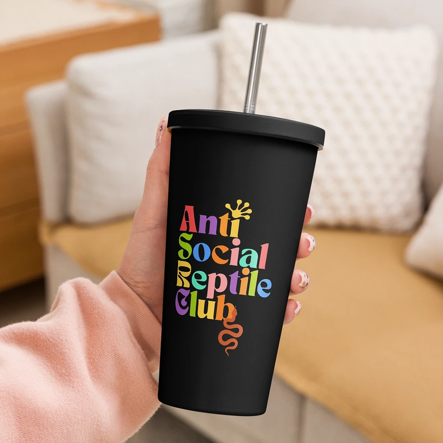 Colorful Insulated Tumbler: Anti Social Reptile Club Edition product image (15)