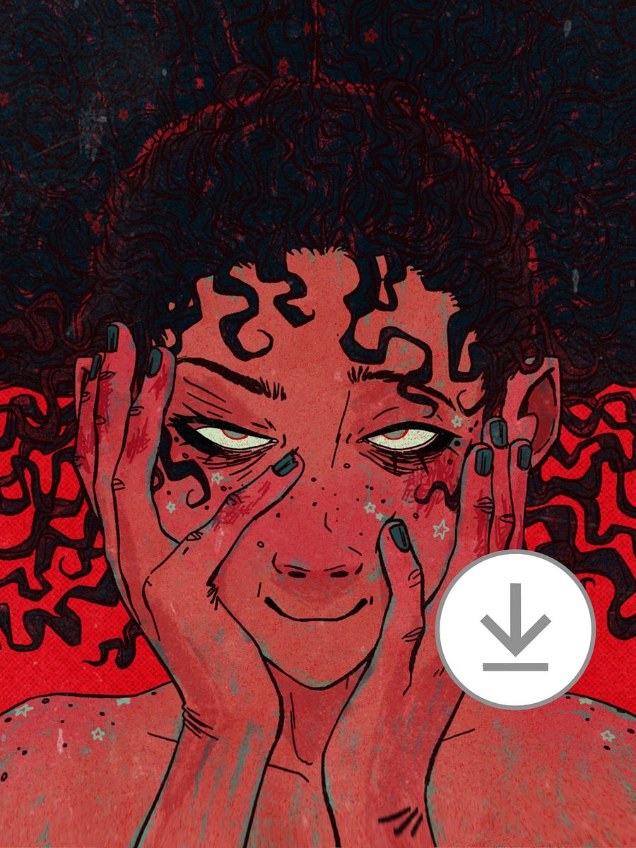 Bad Time Janey - DIGITAL WALLPAPER SET product image (1)