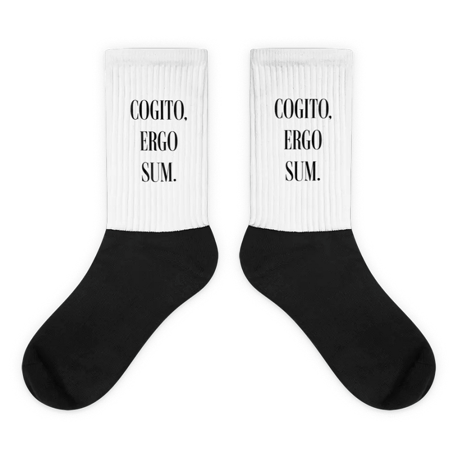 Cogito, Ergo Sum Socks product image (2)