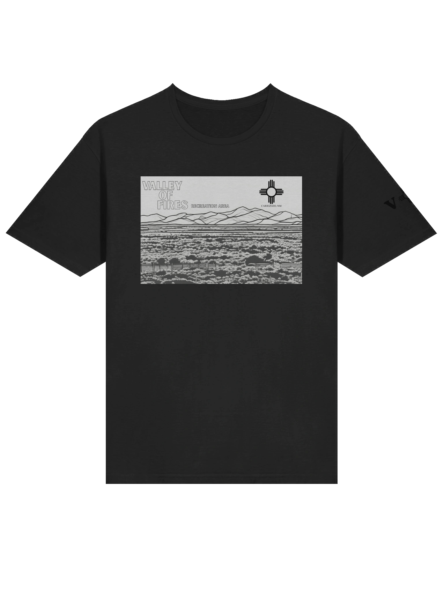 Black & White Malpais Comfort Unisex Tee product image (36)