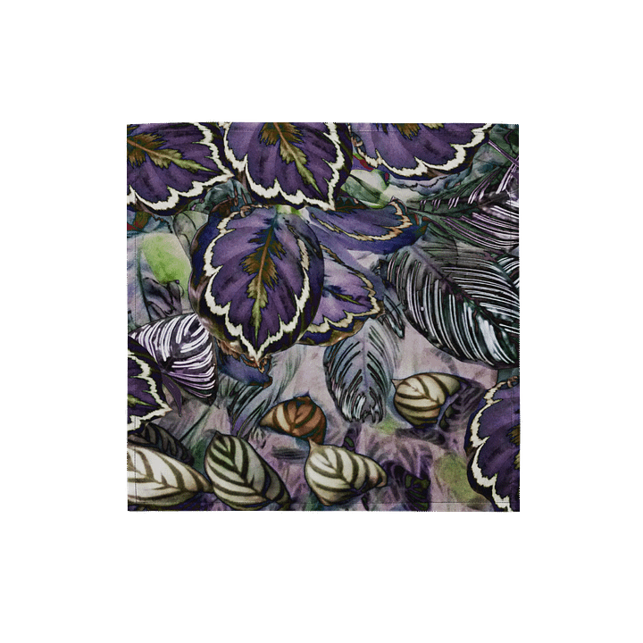 Purple Leaves Bandana product image (1)