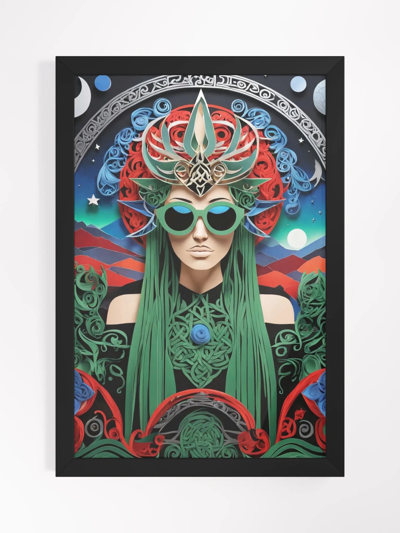 Winter Wiccan 12 - Framed Matte Poster product image (1)