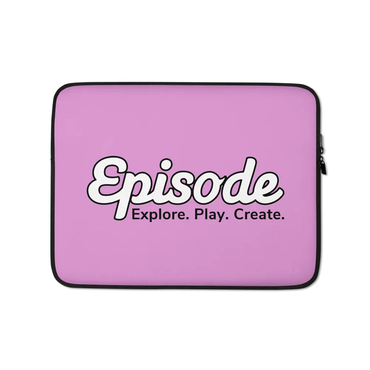 Episode Laptop Sleeve Pink With Logo product image (1)