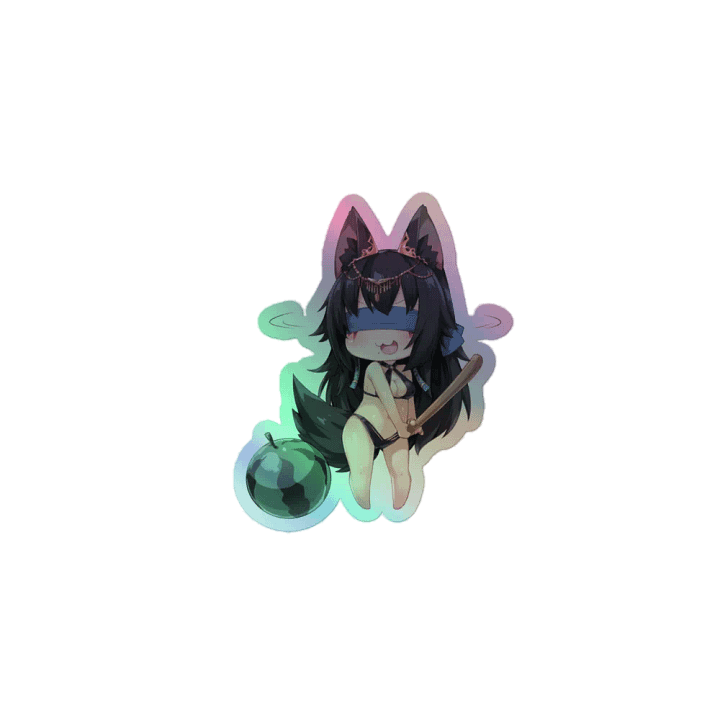 Suikawari Fun Holographic Sticker Sheet product image (1)