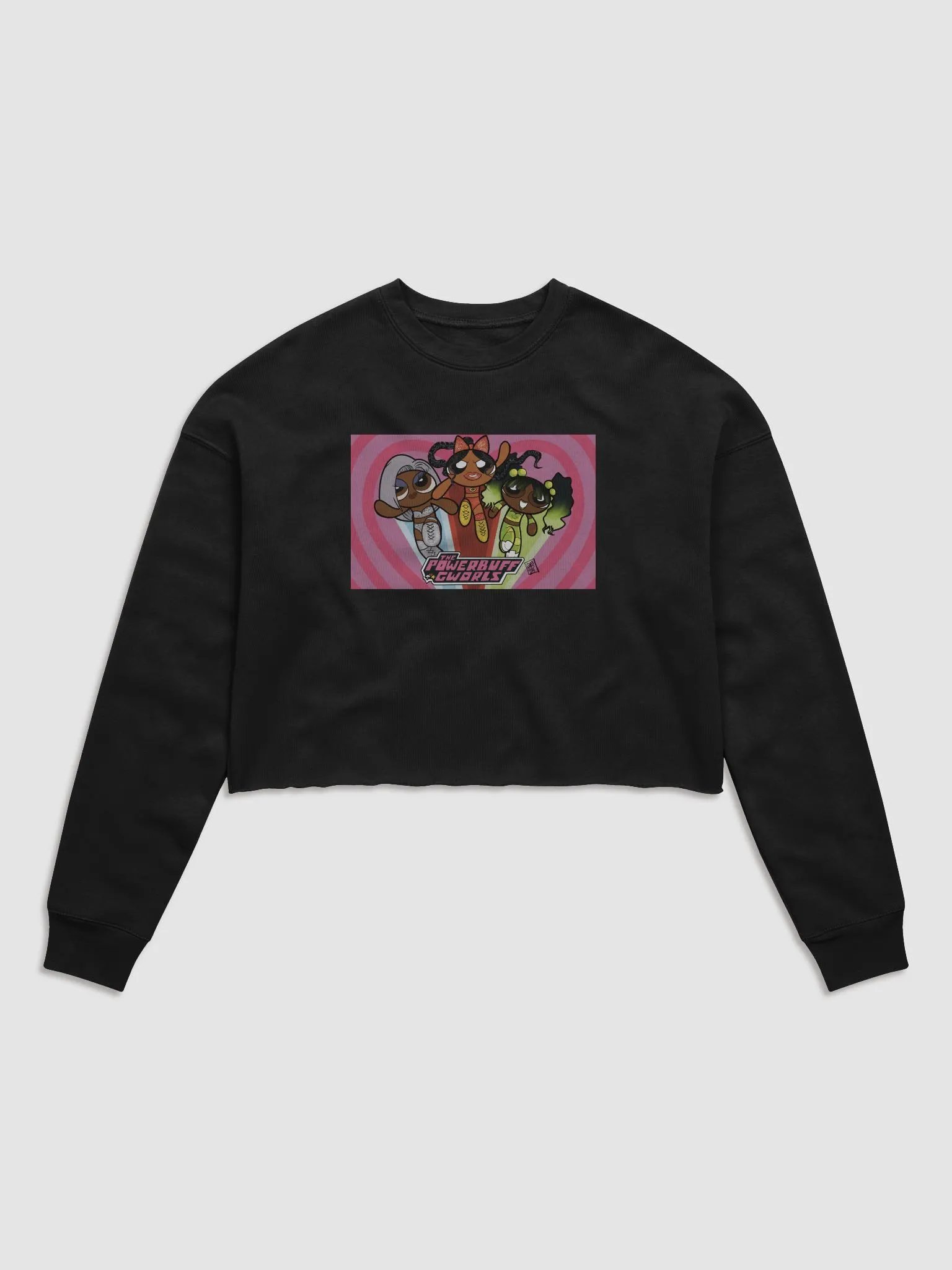 Powerpuff Gworls Crop Top Sweatshirt product image (1)