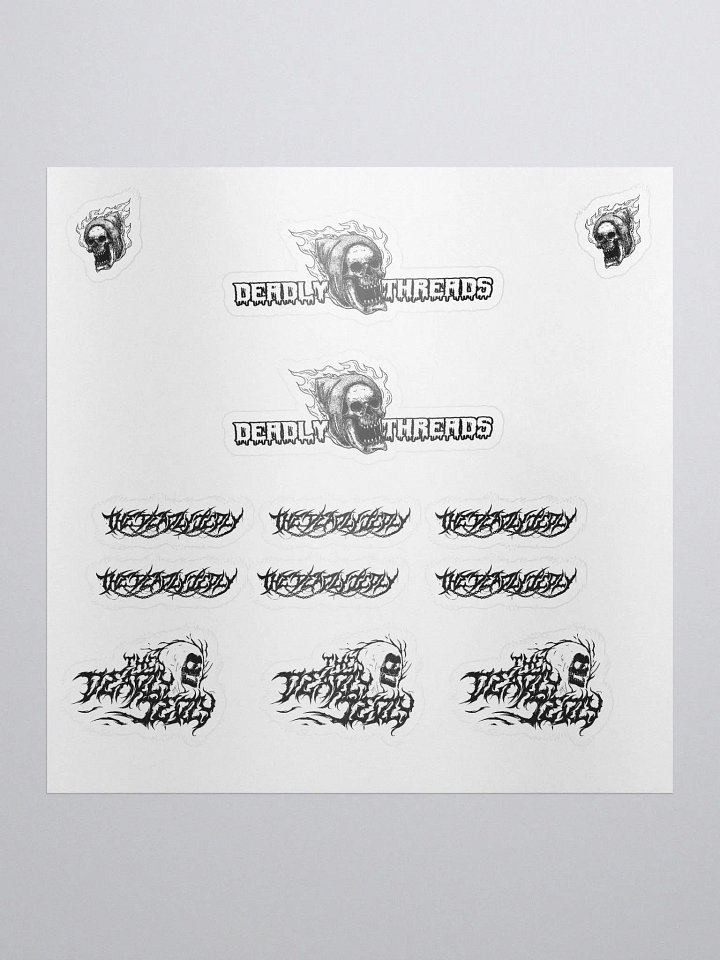 *Sticker Sheet* Deadly Threads x The Deadly Jedly Collab product image (2)