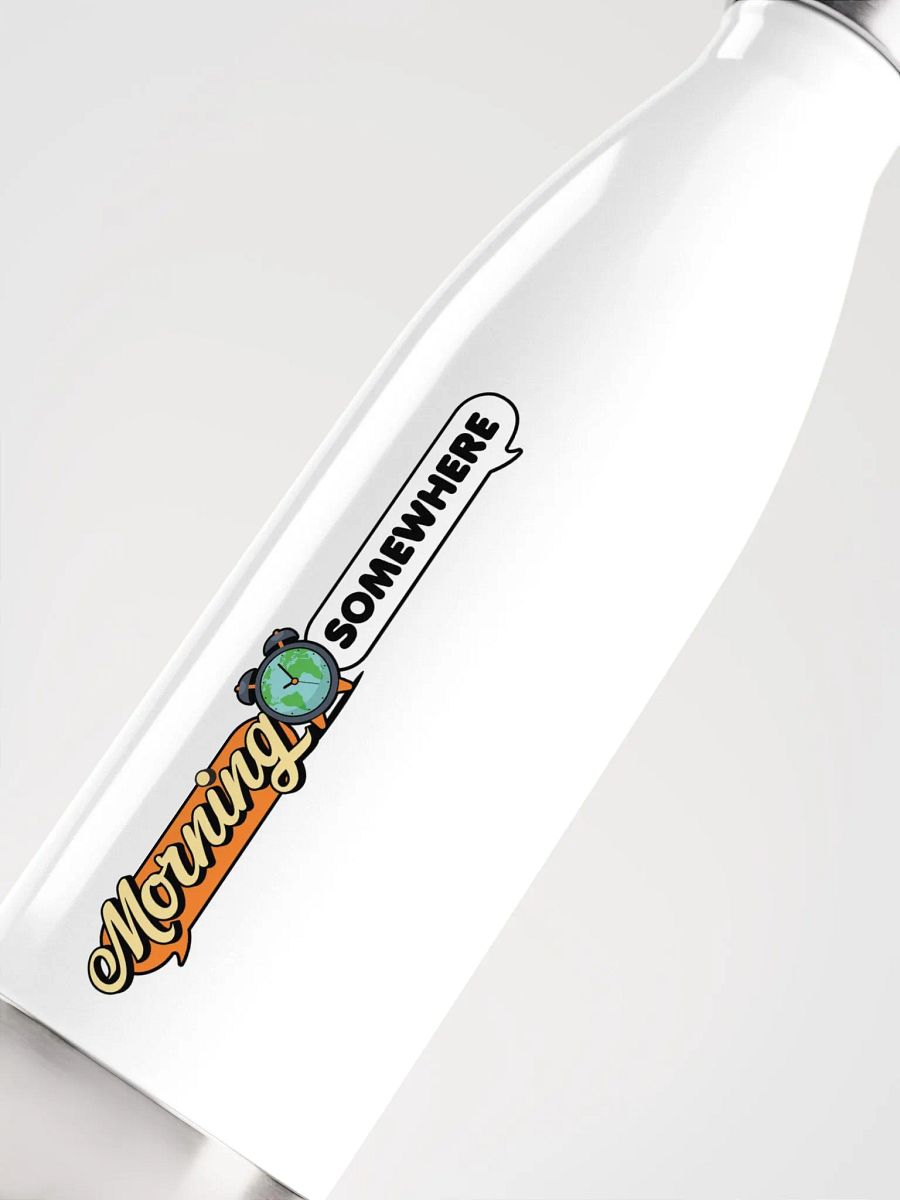 Morning Somewhere SIDE WAYS Stainless Steel Water Bottle product image (5)